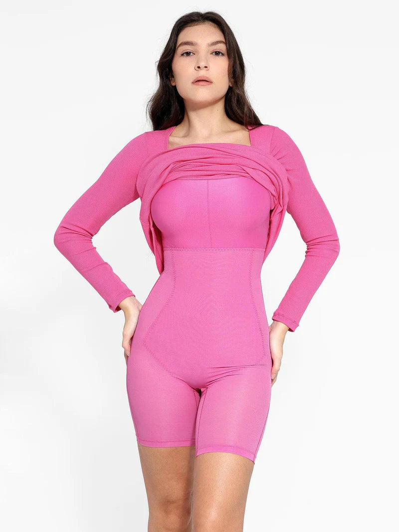 Robe longue manche longue Maalm Beauty